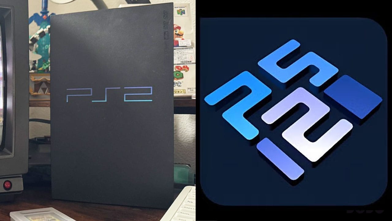 PCSX2で動作するPlayStation 2風のゲームプレイ